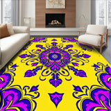 Mystic Paisley Bohemian Vibrant Decorative Statement (Yellow)