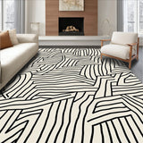 Abstract Broken Ladder Featuring Cascading Monochrome Steps(Black)