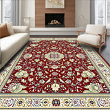 Floral Red Beige Area(Red)