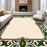 Artisan Scrollwork Floral with Baroque Leaf Embellishments (Green)