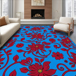 Traditional Vine with Cascading Flower Clusters (Blue) - ODIKA