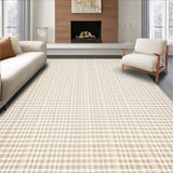 Farmhouse Style Diamond Check – Beige Patterned(Beige)