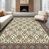 Geometric Tribal Area(Beige)