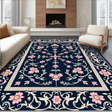 Botanical Garden Tapestry With Vintage Artistic Flourishes(Blue)