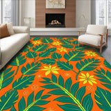 Tropical Rainforest Canopy Inspired Leaf with Jungle Vibes(Orange)