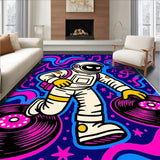Astronaut DJ Vinyl Galaxy Space Adventure Art(Pink)