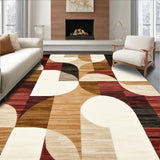 Catalina Bismark Contemporary Geometric Abstract Area for Indoor Decor(Beige)