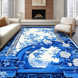 Charming and Tiled Design(Blue)