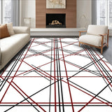 Tartan Plaid Welcome featuring Highland Crosshatch Style(Black)