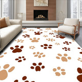 Paw Print Trail Design Entry with Absorption Technology (Brown)