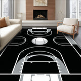 Dynamic Geometric Court Aesthetic(Black)