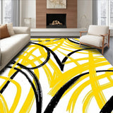 Artistic Abstract Brushstroke Modern Ultrasoft (Yellow)