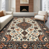 Intricate Boho With Deep And Copper Geometric Design(Beige)