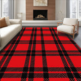 Rustic Farmhouse Yuletide Entrance Welcoming Decoration(Red)