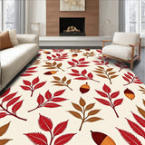 Enchanted Winter Woodland Tapestry Elegant(Red)