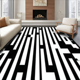 Chic Striped for Front Door and Patio(Black)