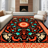 Vintage Floral Reverie with Enchanted Whirls(Black)