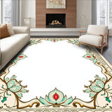 Classic Lattice Floral Overlay with Inspired Patterning(Brown)