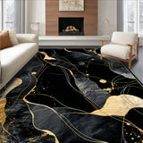 Sophisticated Dark Marble Design(Black)