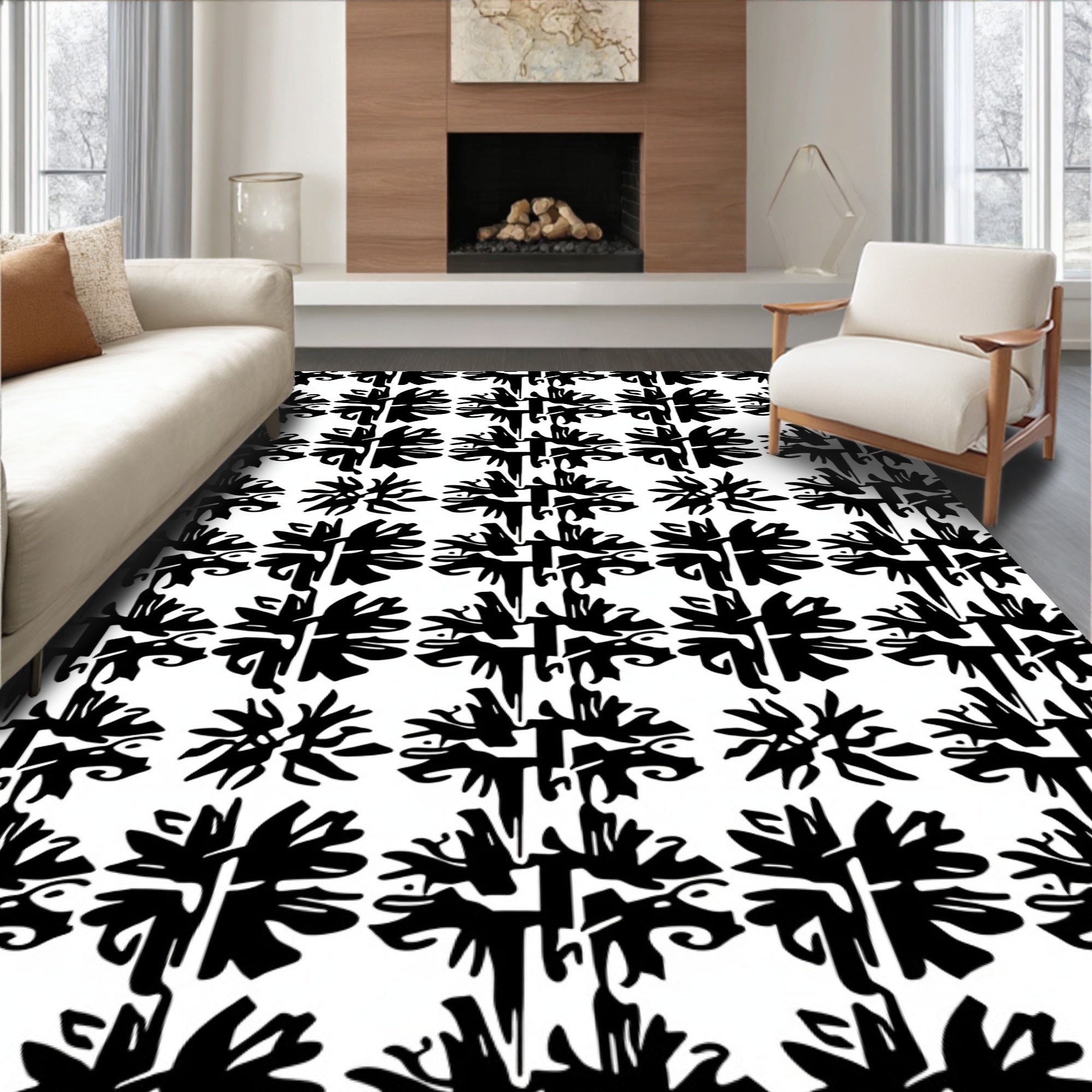 Spooky Monochrome Autumn Celebration Festive Seasonal Delight (Black) - ODIKA