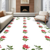 Traditional Damask Floral Anti Slip Throw(Pink)