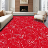 Joyful Yuletide Celebration Flooring Accent(Red)