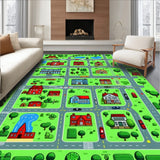 Playful Cityscape Road Design(Green)