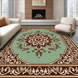 Vintage Medallion Artistry With Distressed Faded(Brown)