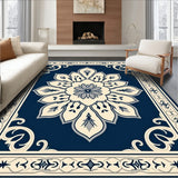 Celestial Bloom Medallion Motif(Blue)