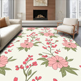 Serene Orchard Bloom Design with Graceful Petal Arrangements(Pink)
