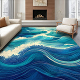 Seaside Ocean Waves(Blue)