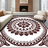 Medallion Floor with Ornate Details(Brown)
