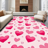 Fluffy Chair Cover with Adorable Valentine Accents (Pink)