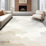 Ethereal Cloudscape Area Modern Beige Grey Blended(Beige)