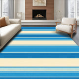 Azure Horizon Striped Non Shedding Versatile Style(Blue)
