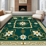 Classical Damask Blossom Arrangement With Intricate Details (Green)