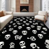 Fun Earthy Toned Skull Art(Black)
