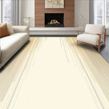 Creamy Cascade Beige Ombre Effect Accent Area(Beige)