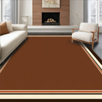 Minimalist Stripe Border Flooring (Brown) - ODIKA