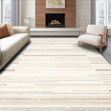 Refined Cream Beige Area – Minimalist Textured Design Floor(Beige)