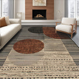 Ultra Soft Area Rug, Non Slip, Stain Resistant, Washable Area Rugs for Living Room, Bedroom, Rustic Cow Print Living Room Rug(Brown)