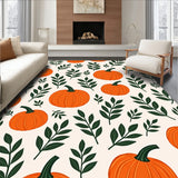 Harvest Foliage Pathway Decoration With Pumpkin Patch Motif(Orange)