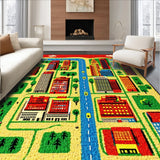 Ultra Soft Area Rug, Non Slip, Stain Resistant, Washable Area Rugs for Living Room, Bedroom, Kids Traffic Play Mat(Red)