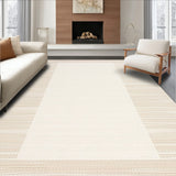 Farmhouse Style Beige and Cream with a Woven Effect(Beige)