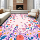 Enchanted Wildflower Meadow with Cascading Blossom Vines(Pink)