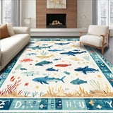 Aqua Alphabet Mat Sea Creature Kids Play Area(Blue)