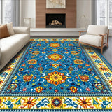 Lively Vintage Lattice Composition(Blue)