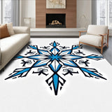 Crystalline Medallion Decorative Floor Accent(Blue)
