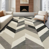Coastal Chic Herringbone With Weather Resistant Reversible(Beige)