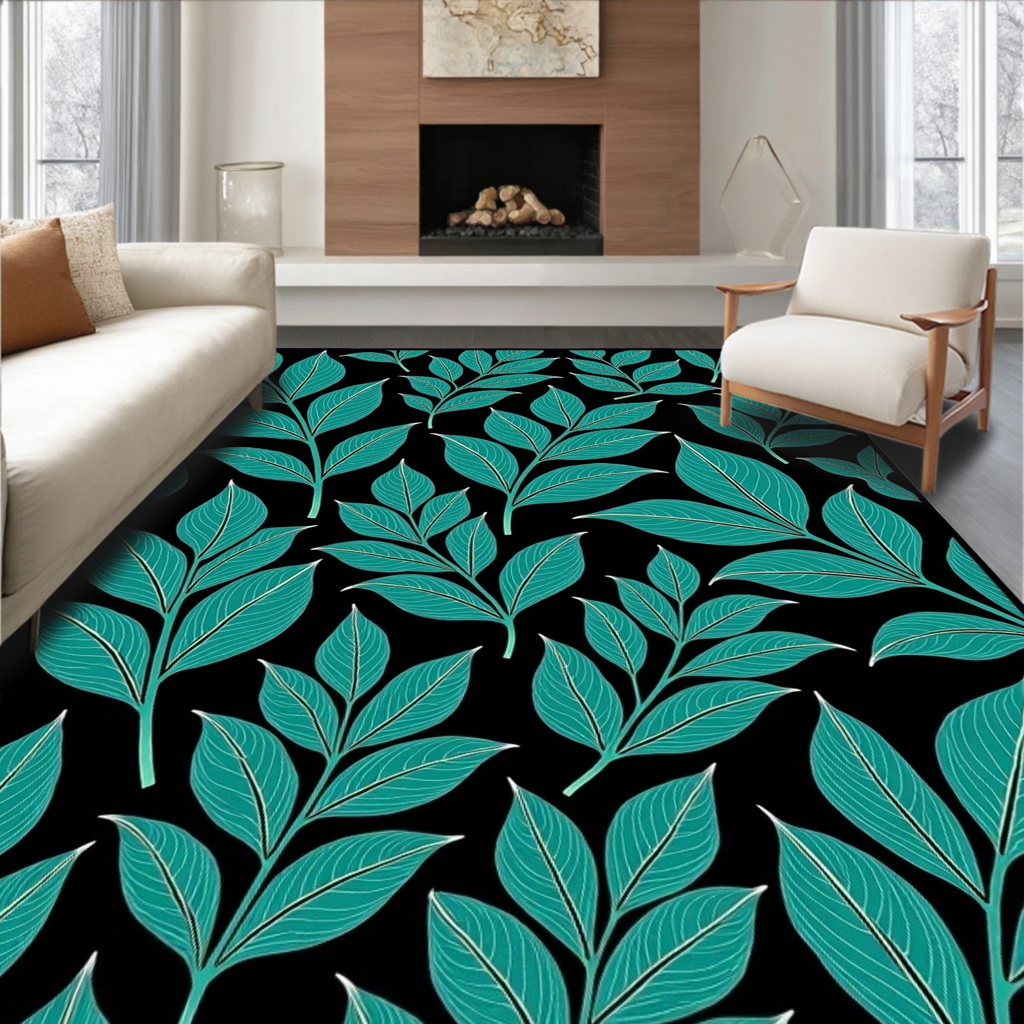 Ethereal Jungle Botanical Study Ancient Naturalist Drawing (Black) - ODIKA